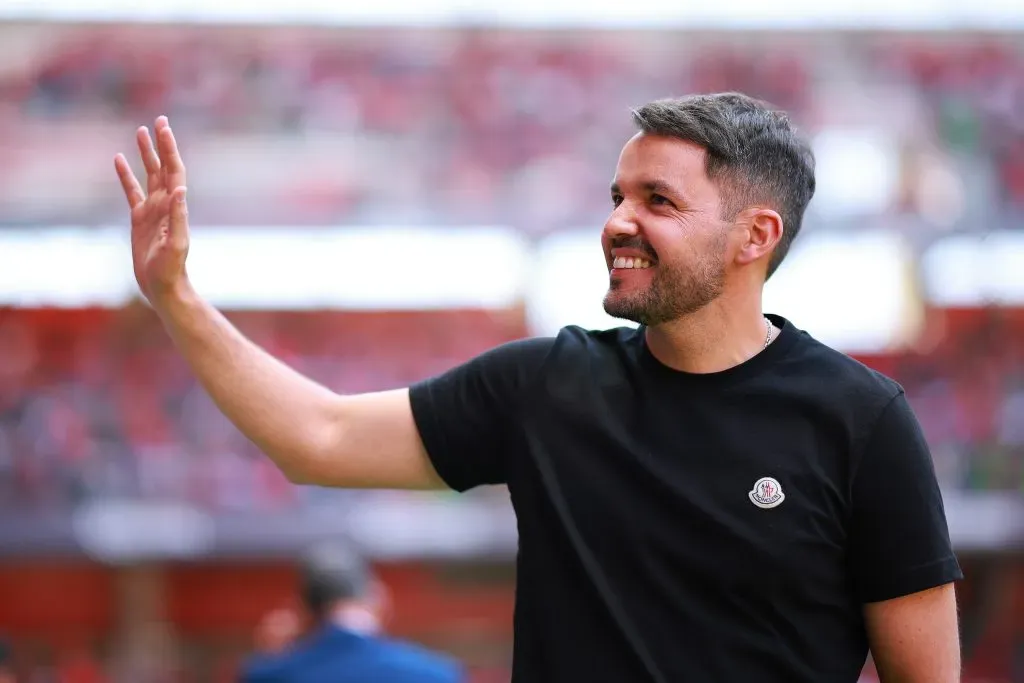 Adrián Esparza Oteo eligió a Nicolás Larcamón como el entrenador ideal para Cruz Azul (Getty Images)