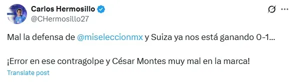 Publicación de Carlos Hermosillo