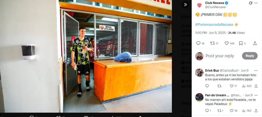 Publicación de Necaxa