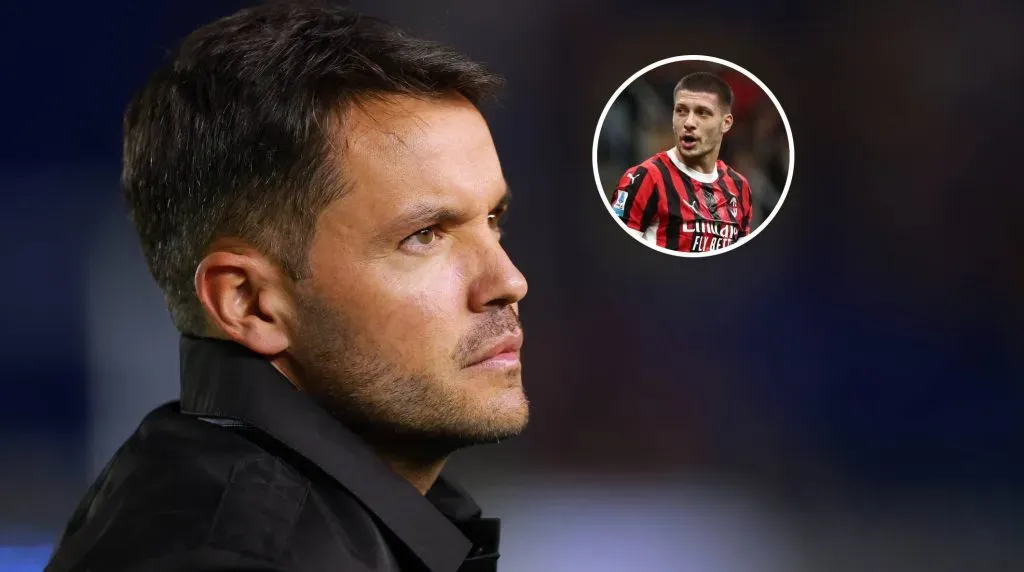 Nicolás Larcamón se refirió a la posibilidad de contar con Luka Jovic