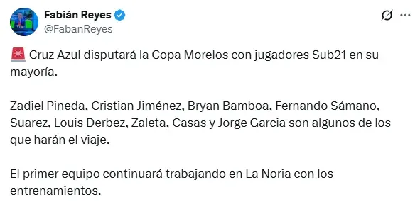 Publicación de Fabián Reyes