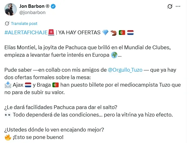 Información de Jon Barbon