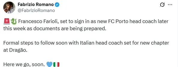 Información de Fabrizio Romano