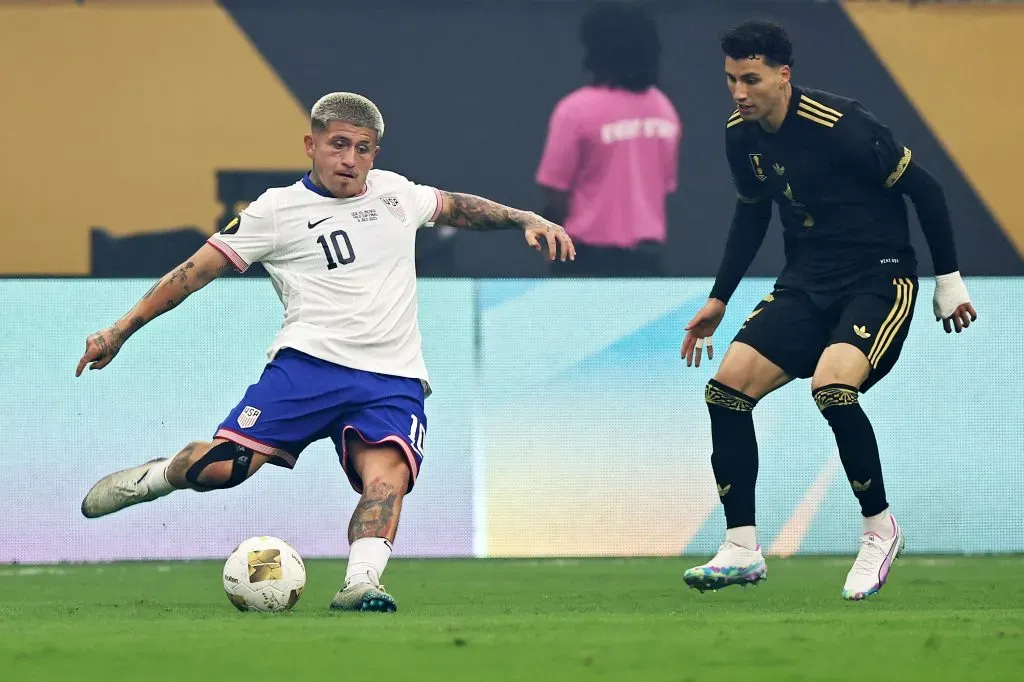 Jorge Sánchez, en la final de Copa Oro contra Estados Unidos. (Getty Images)