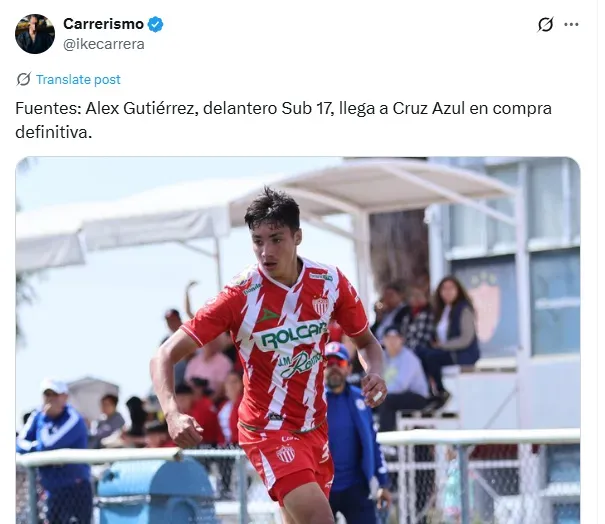 Información de Ike Carrera (X)