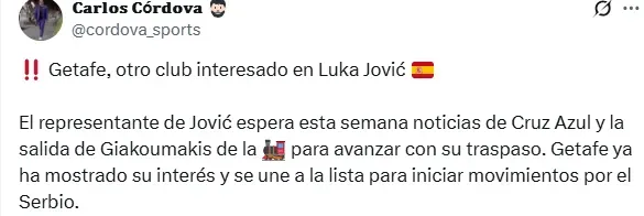 Información de Carlos Córdova