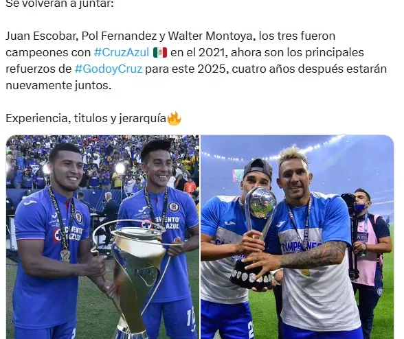 Tuit del periodista Nahuel Ferreira