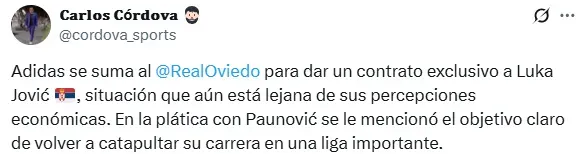 Información de Carlos Córdova