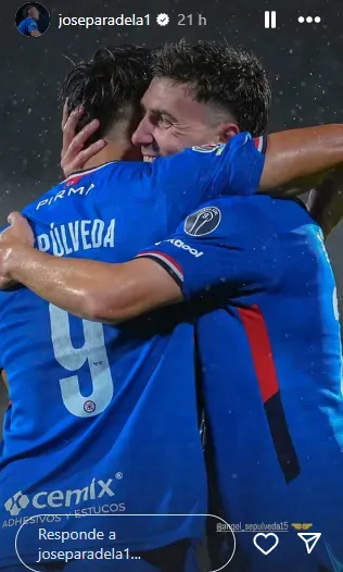 Publicación de José Paradela en IG