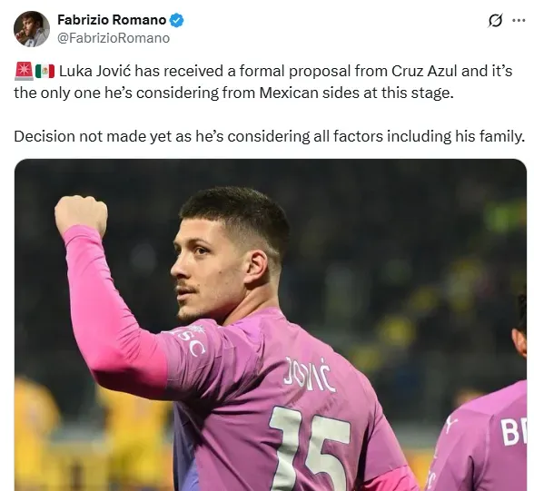 Información de Fabrizio Romano