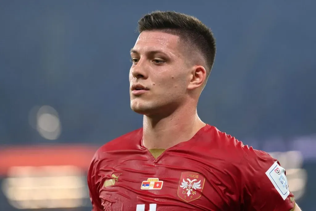 Prensa serbia asegura la peor noticia sobre Luka Jovic (Getty Images)