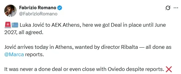 Información de Fabrizio Romano