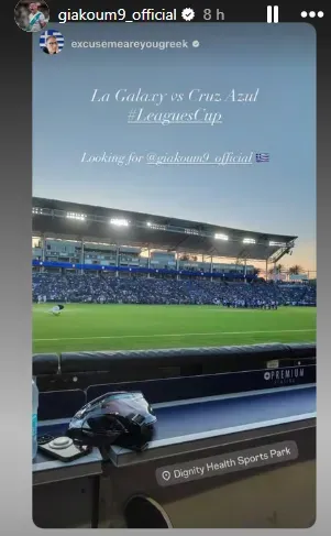 Publicación que replicó Giakoumakis (IG Giakoumakis)