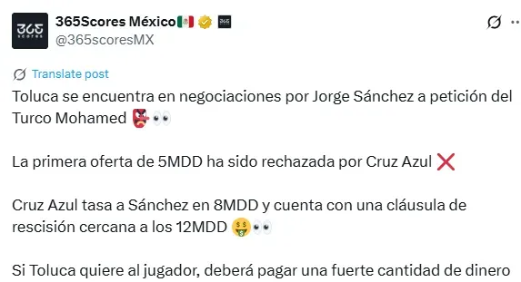 Información de 365 Scores