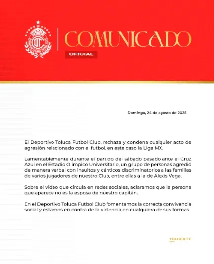 Comunicado de Toluca