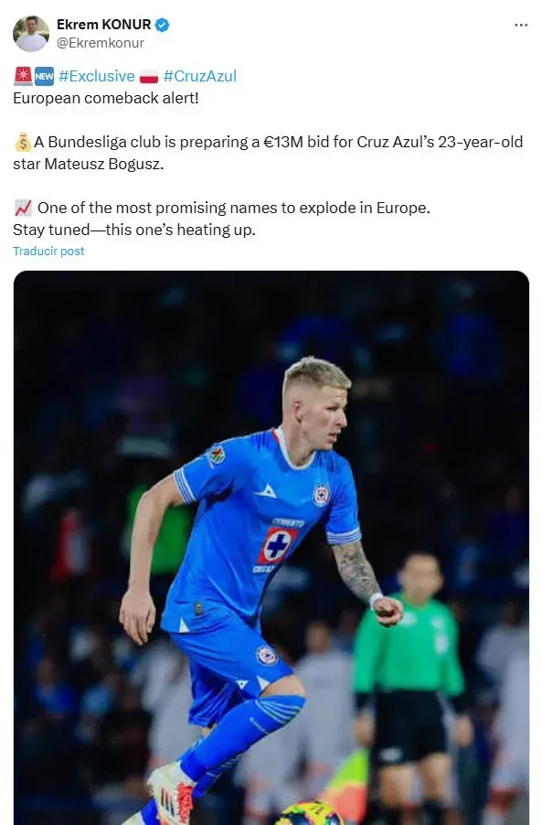 Un club alemán ofertaría una millonada por Mateusz Bogusz (X)