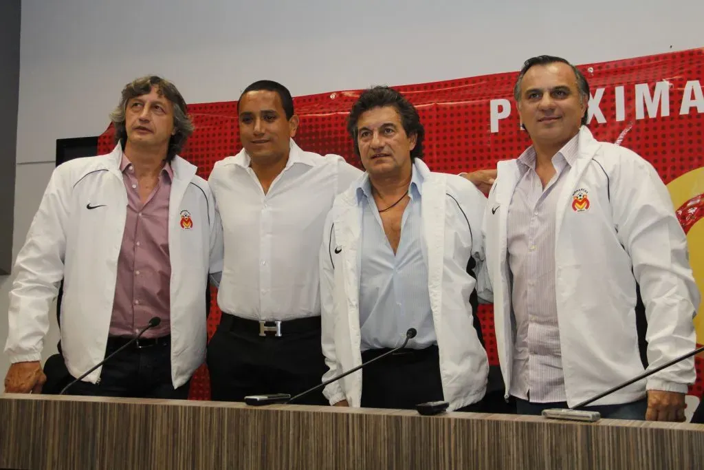 Norberto Scoponi junto a Rubén Omar Romano en Morelia (Imago 7)