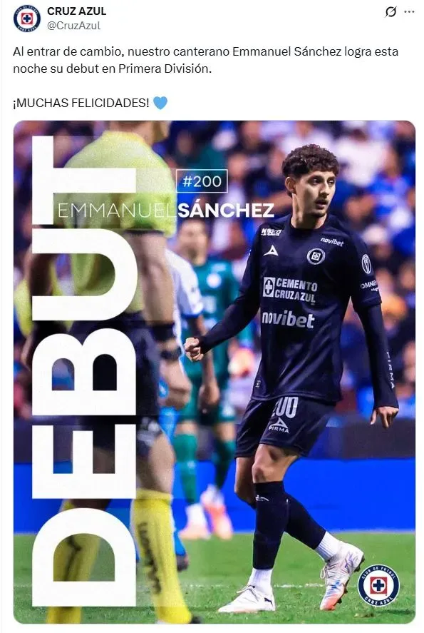 De jugar talachas a debutar en Cruz Azul: la historia de Emmanuel Sánchez (X)