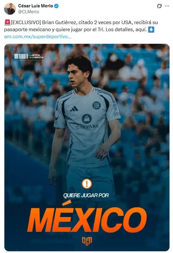 Nació en Estados Unidos, Cruz Azul lo quiso y ahora jugaría para México (X)