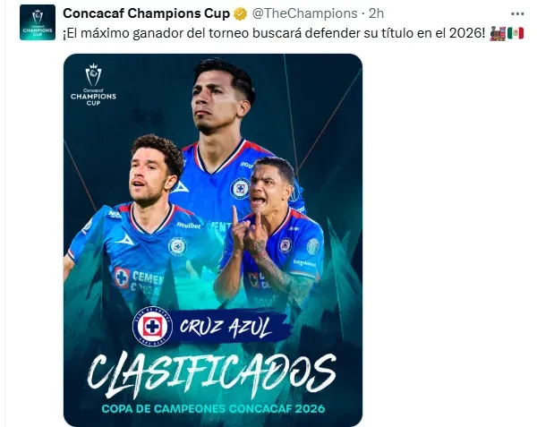 Publicación de la Concachampions