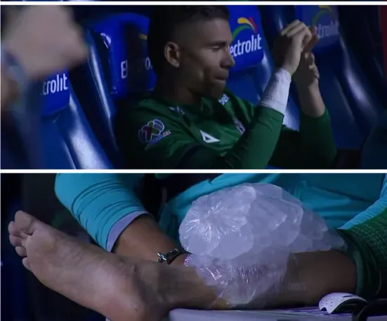 Así estaba Mier en el banquillo