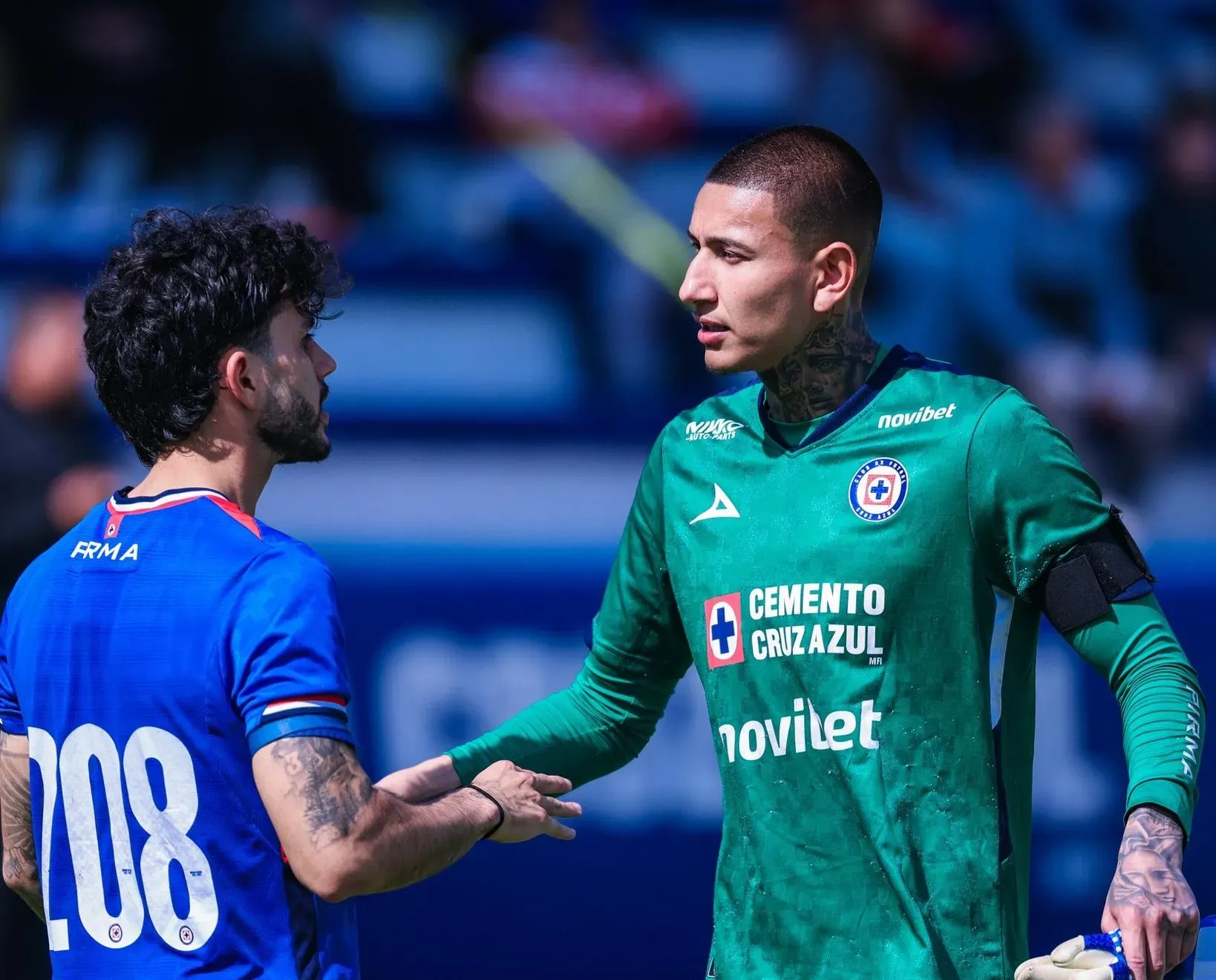 Emmanuel Ochoa tuvo una gran actuación con el equipo Sub-21 en su regreso tras molestias físicas. (X @CruzAzul)