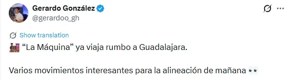 Información de Gerardo González