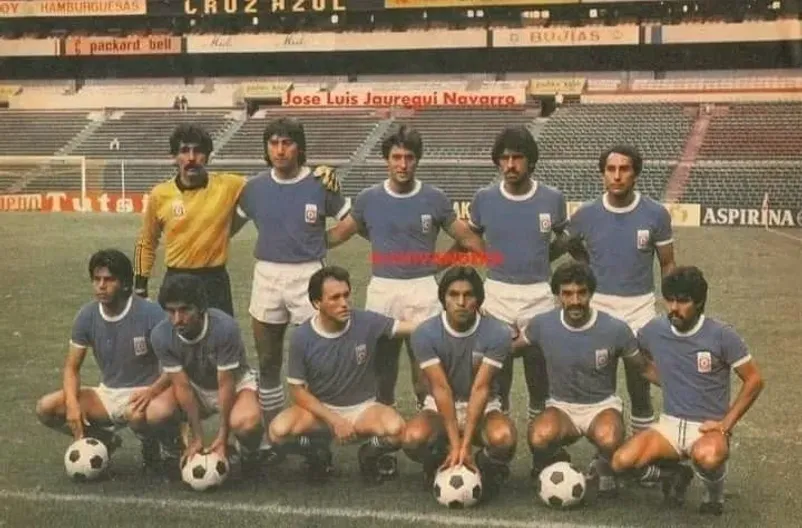 Parte del equipo cementero de 1985 (Archivo).