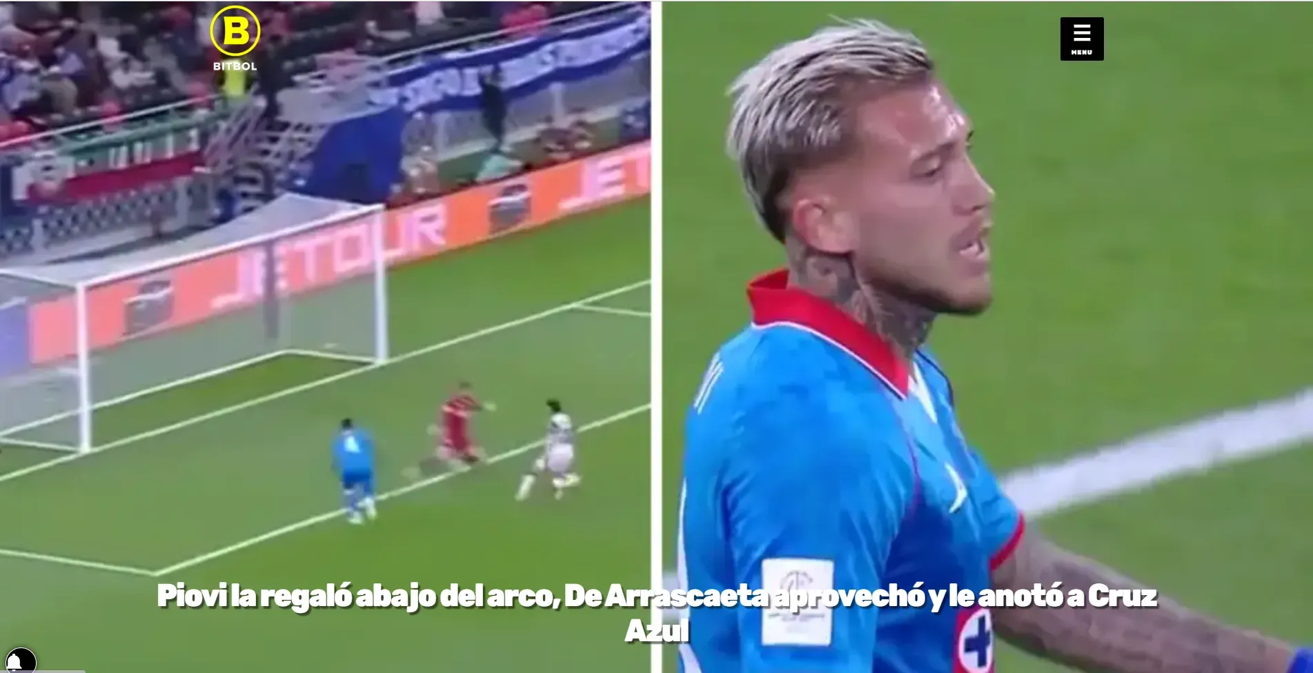 Así fue la reacción de los medios de Argentina al error de Gonzalo Piovi. (Bitbol)