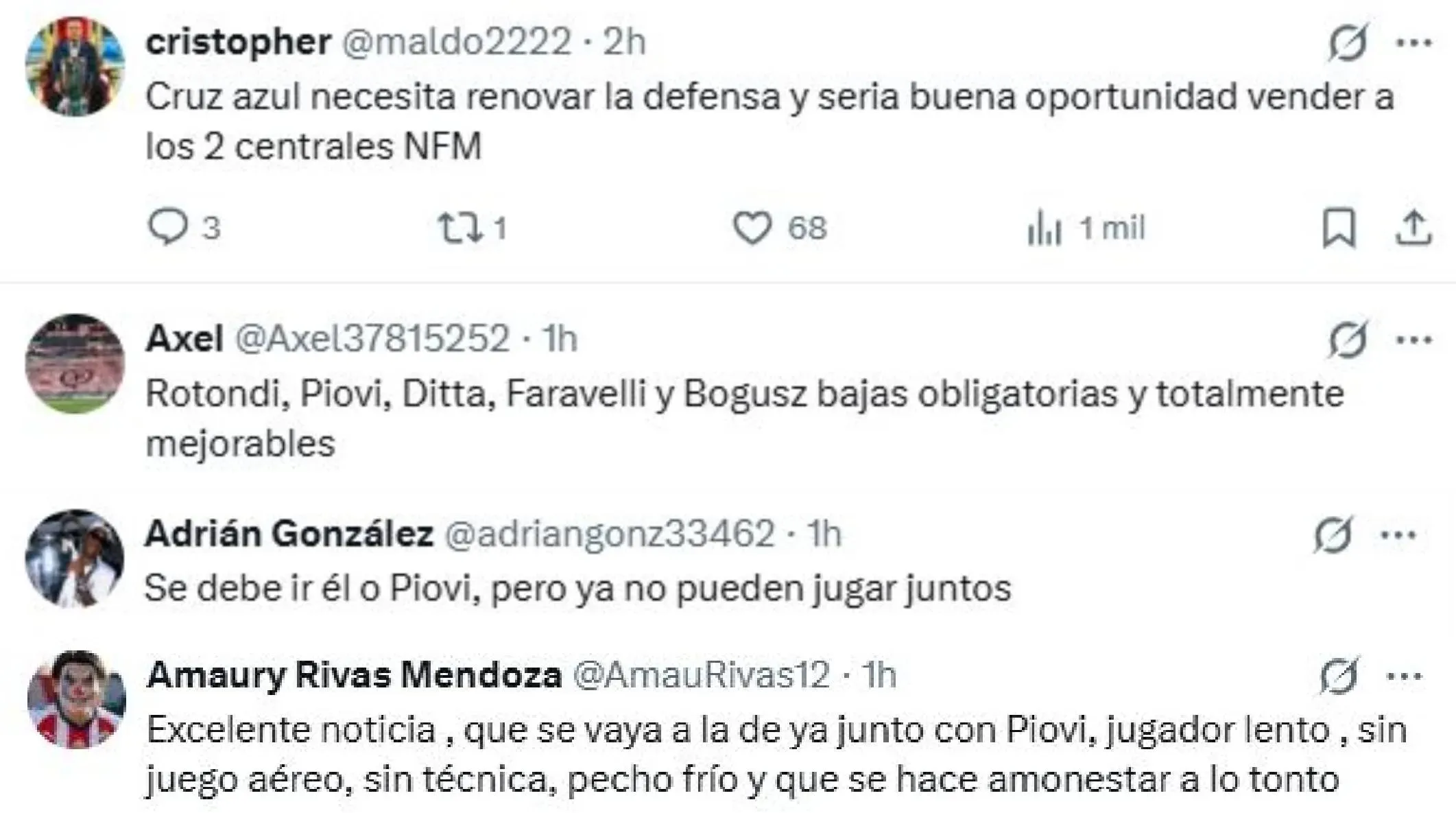 La reacción de la afición a la posible salida de Willer Ditta (X)