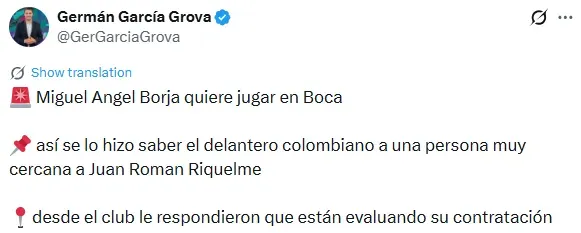 Información de Germán García Grova