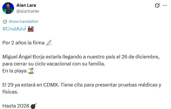 Información de Alan Lara