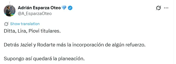 Información de Adrián Esparza Oteo