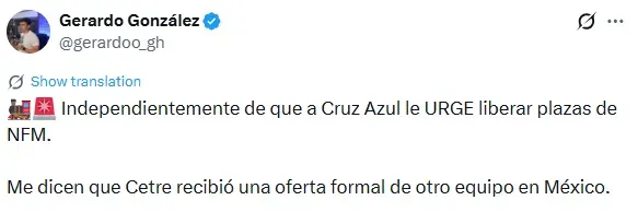 Información de Gerardo González