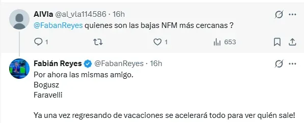 Información de Fabián Reyes