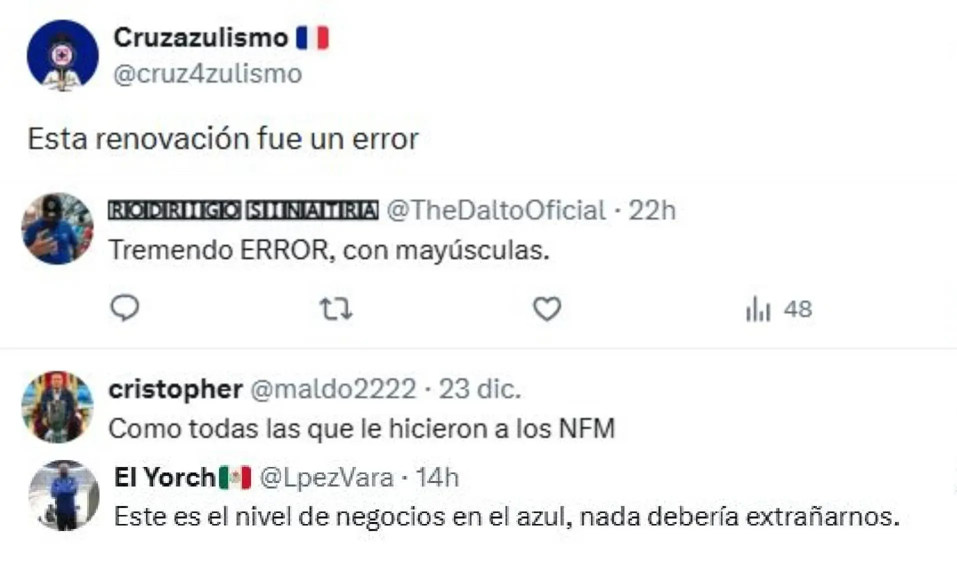 Las opiniones encontradas en Cruz Azul por la renovación de Faravelli (X)