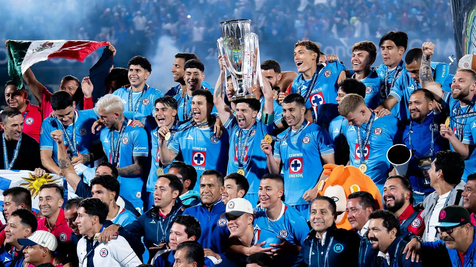 La Concachampions de Cruz Azul fue el único título de 2025 conseguido por los 4 grandes. El resto fue para Toluca. (Imago7)