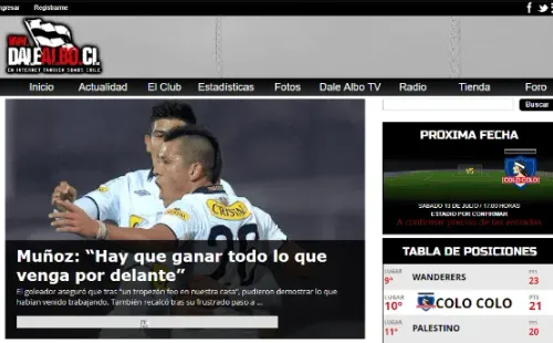 El 2013 renovamos la página. Además, estuvimos en Canal Stream, de Daniel Fuenzalida.