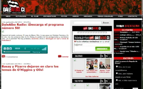 Para 2011 nos renovamos: Nuevo logo, nueva web y programa de radio. En ese momento en Radio Sport.