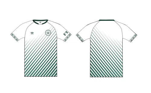 Mientras que en los duelos de visita, el blanco y verde estarán combinados. (Foto: Umbro)