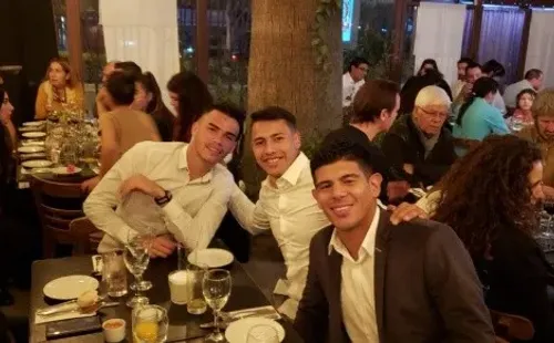 Gabriel Suazo, Iván Morales y Esteban Pavez se hicieron presentes en la actividad