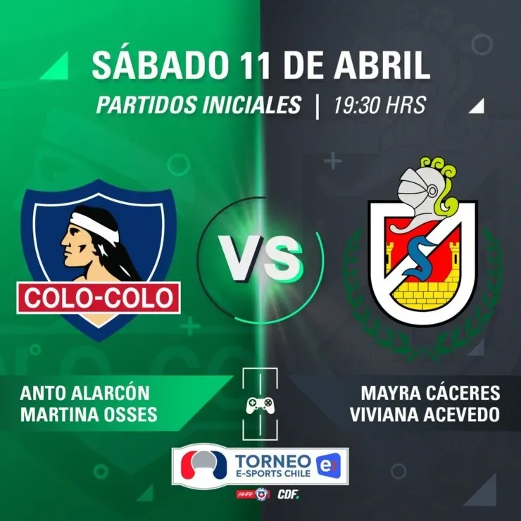 La formación de quienes se enfrentarán en el preliminar de PES 2020 por las pantallas de CDF. (Foto: CDF).
