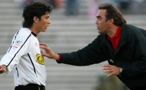 Dabrowski junto a Matías Fernández el año 2005 / FOTO: Archivo