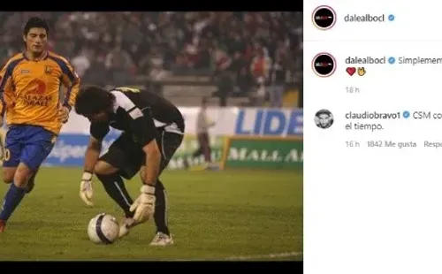 El portero reaccionó al verse a sí mismo en el 2006