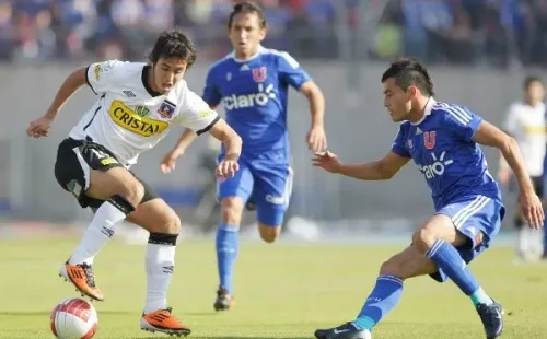 Jorquera disputando un clásico / FOTO: Agencia Uno