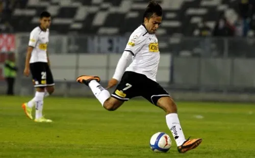 Vidangossy jugando por Colo Colo / FOTO: Agencia Uno