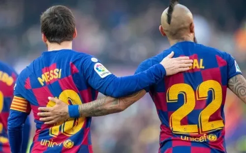 Vidal y Messi llevan dos años compartiendo en el Barcelona.