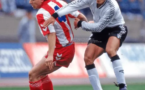 Gabriel Mendoza en la final de la Copa Intercontinental 1992.
