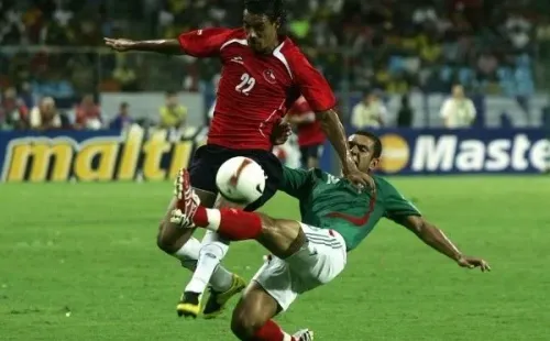 Juan Lorca jugando por la Roja