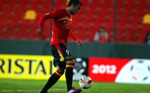 Emanuel Herrera jugando por Unión Española